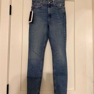 rag & bone Blue Ankle & Cropped Jeans